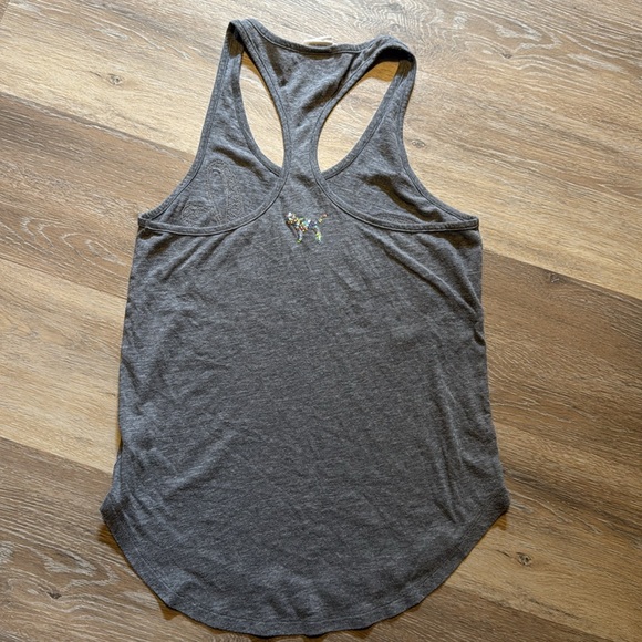 PINK Victoria's Secret Sequin Gray Tank Top - Picture 5 of 6